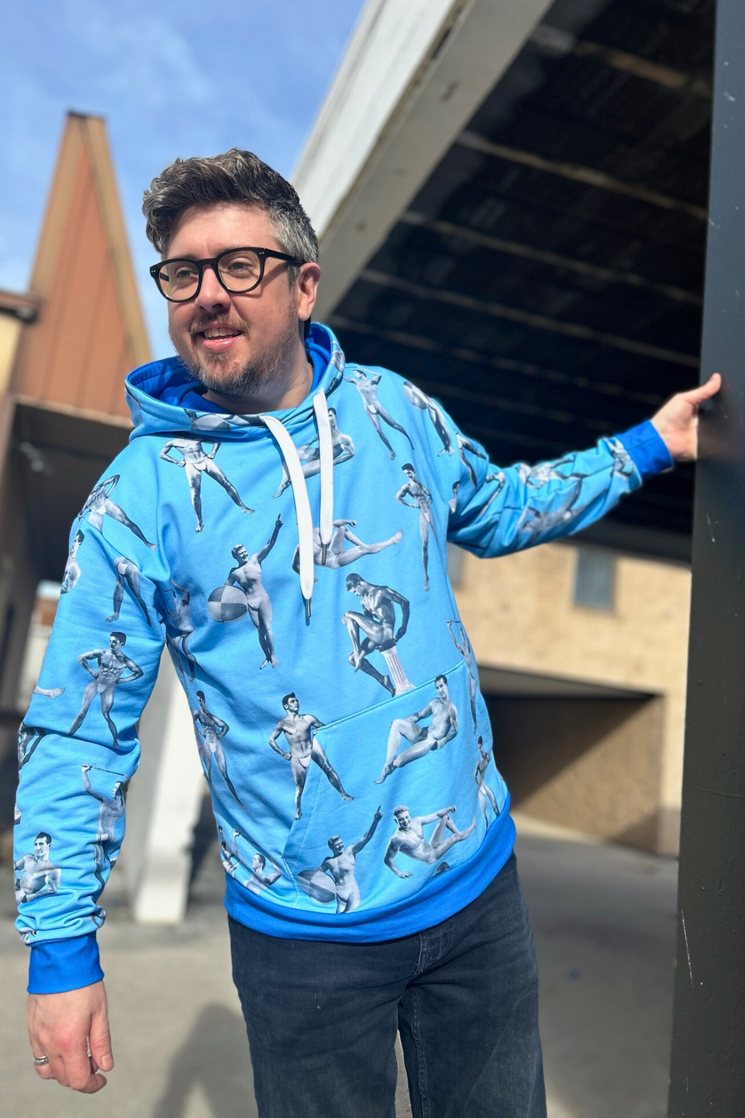 Beefcake Beach Bikini Bingo Unisex Hoodie