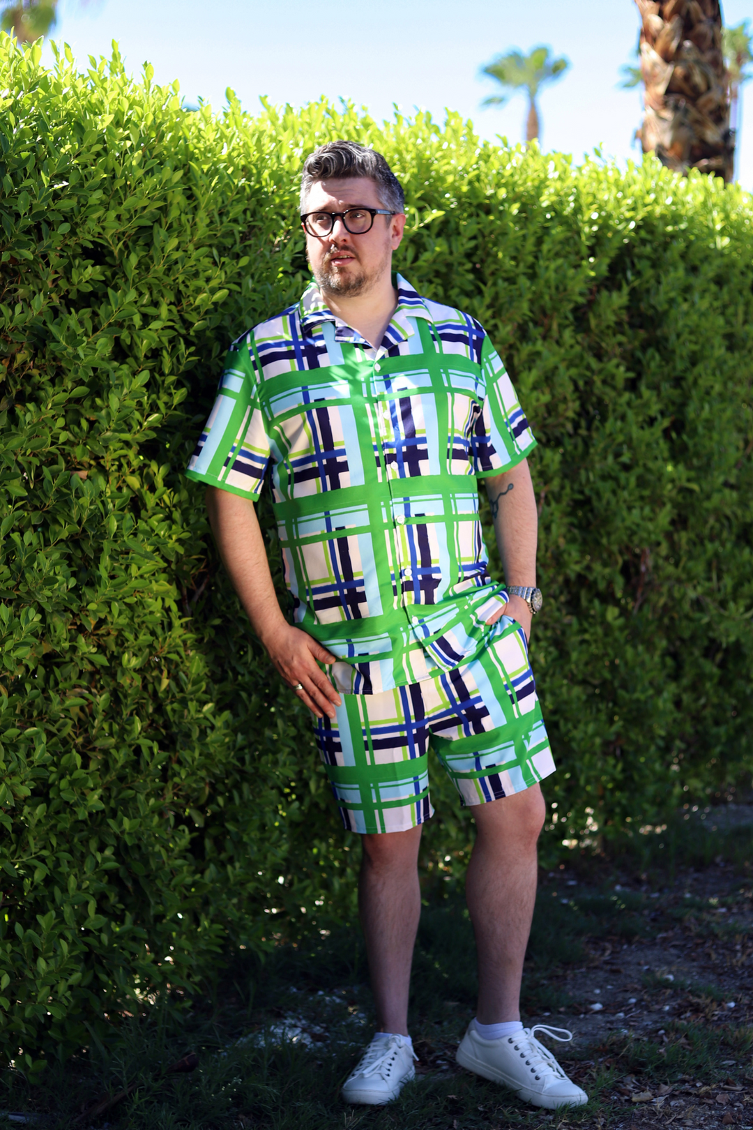 "On the Green" Men's swim trunks