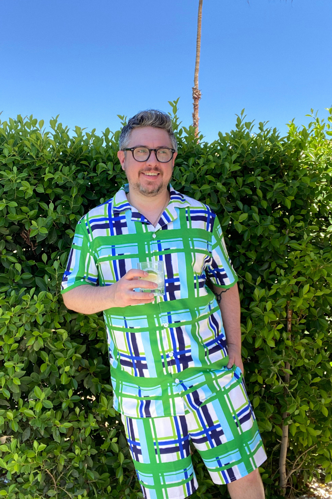 "On the Green" button shirt