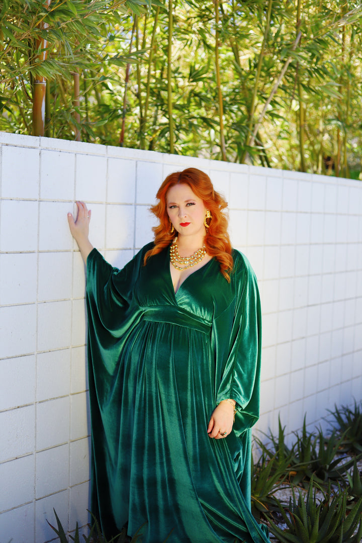'The Lucky Girl' Velvet Caftan