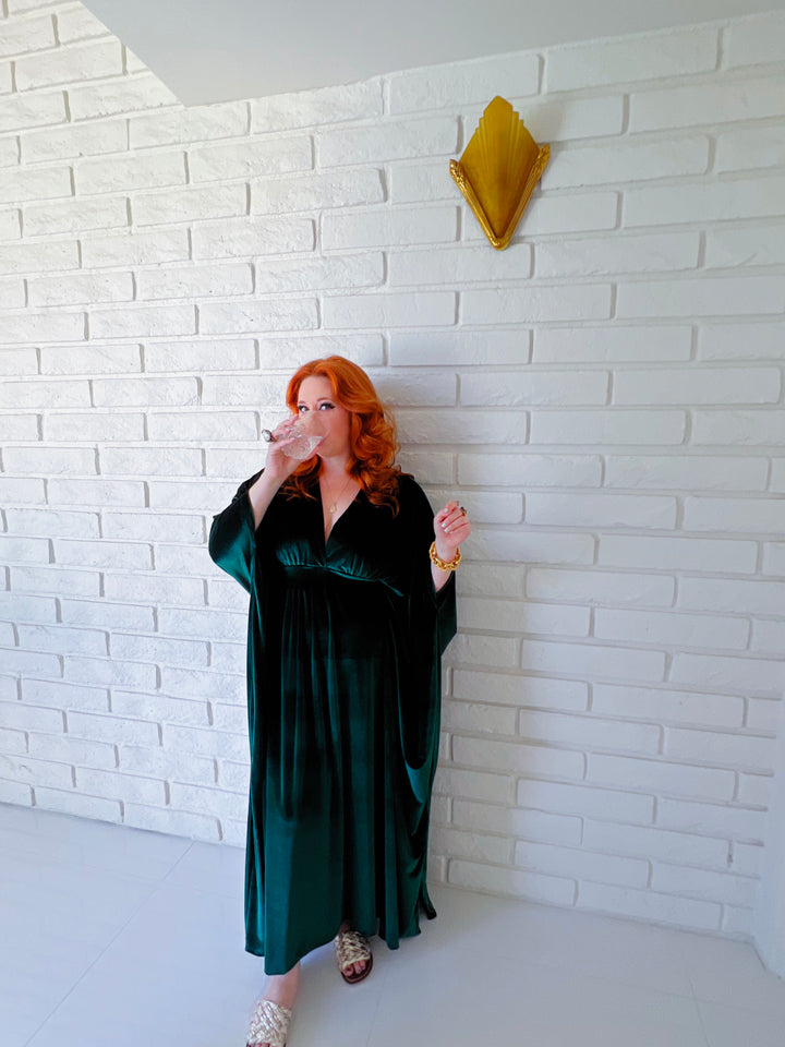 "The Tara" Velvet Caftan SHIPS OUT IN 7 DAYS