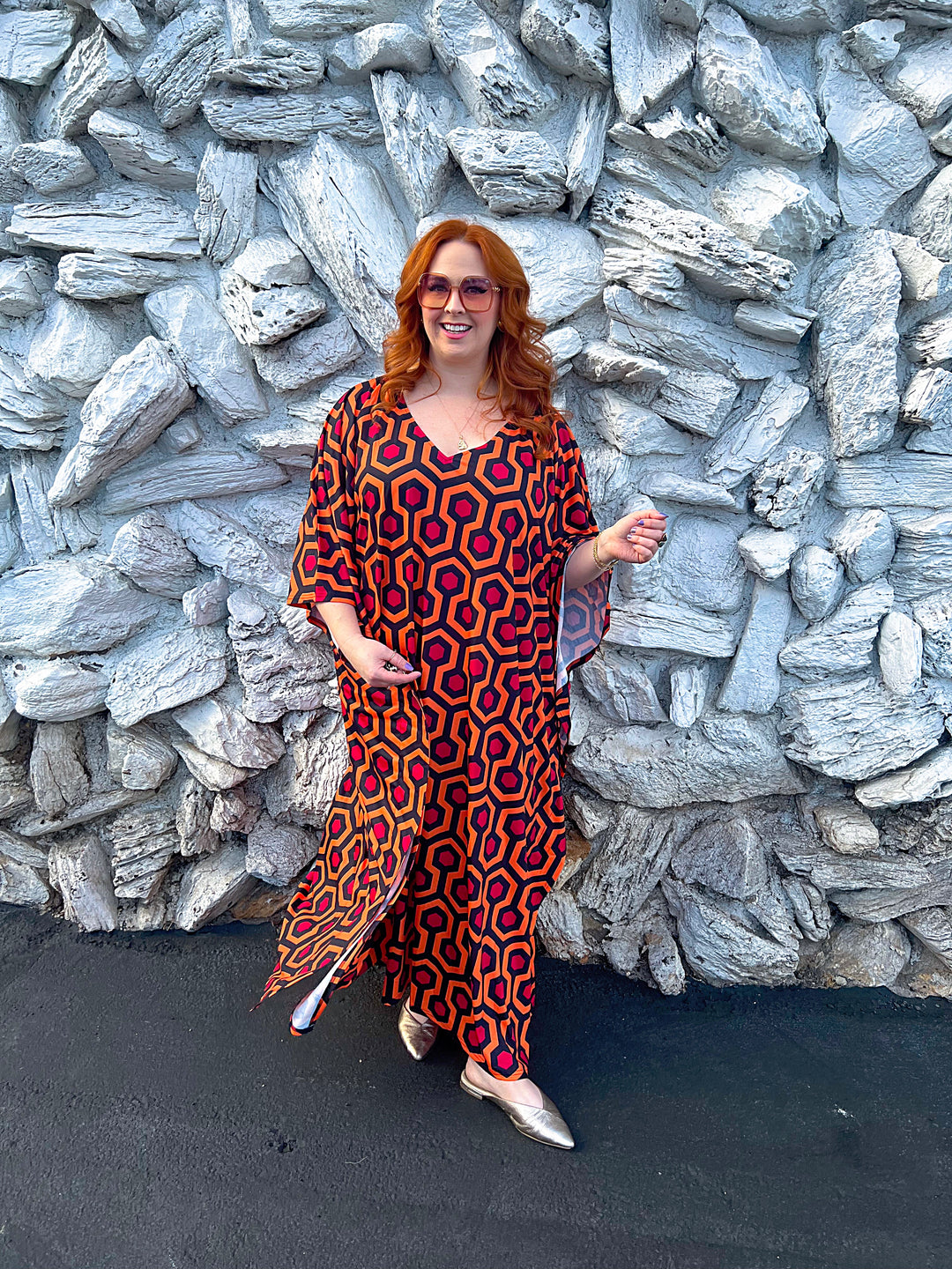 “The Red Rum” Ultra Lounge Caftan SHIPS NOW