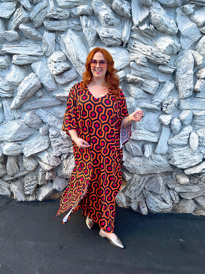 “The Red Rum” Ultra Lounge Caftan SHIPS NOW