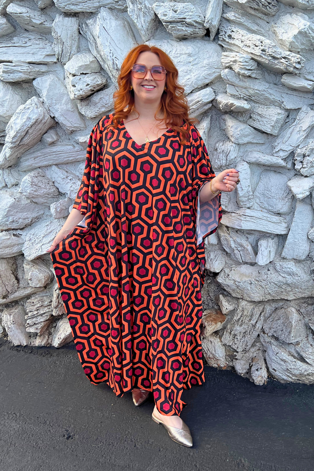 “The Red Rum” Ultra Lounge Caftan SHIPS NOW