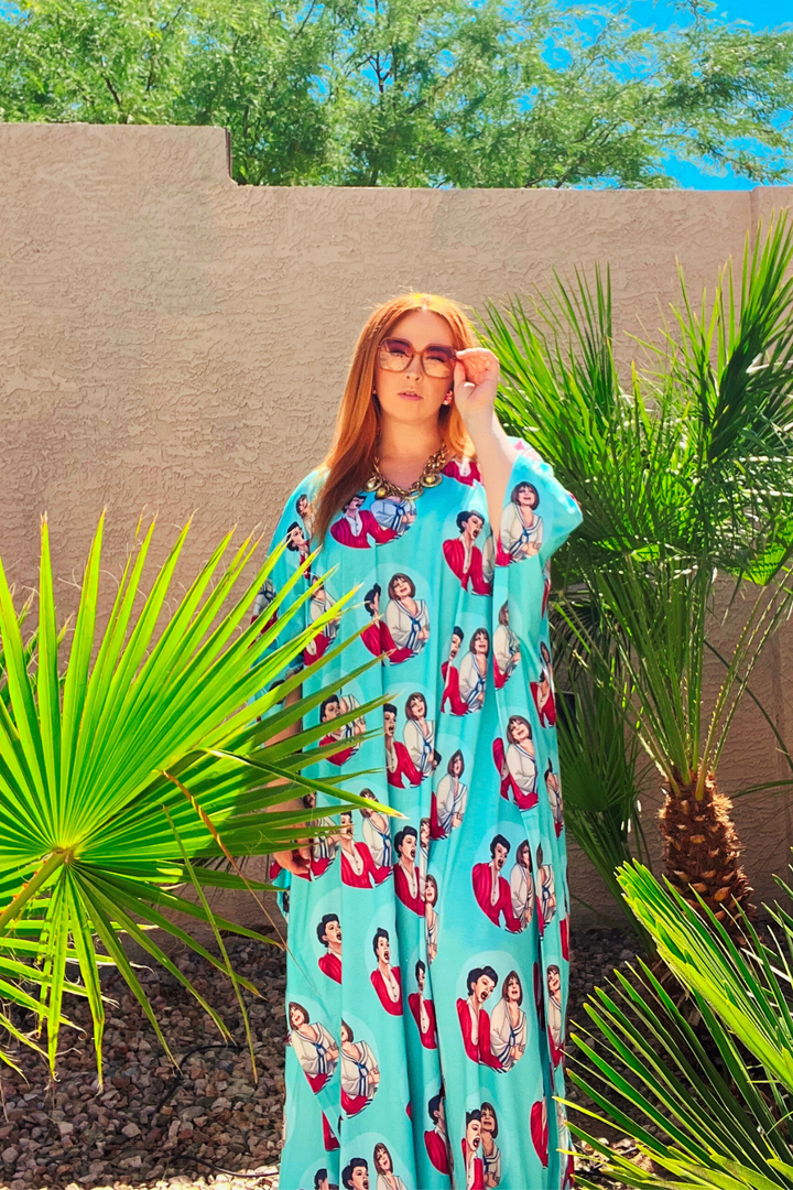 CLEARANCE "The Happy Daze" Ultra Lounge Caftan SHIPS NOW