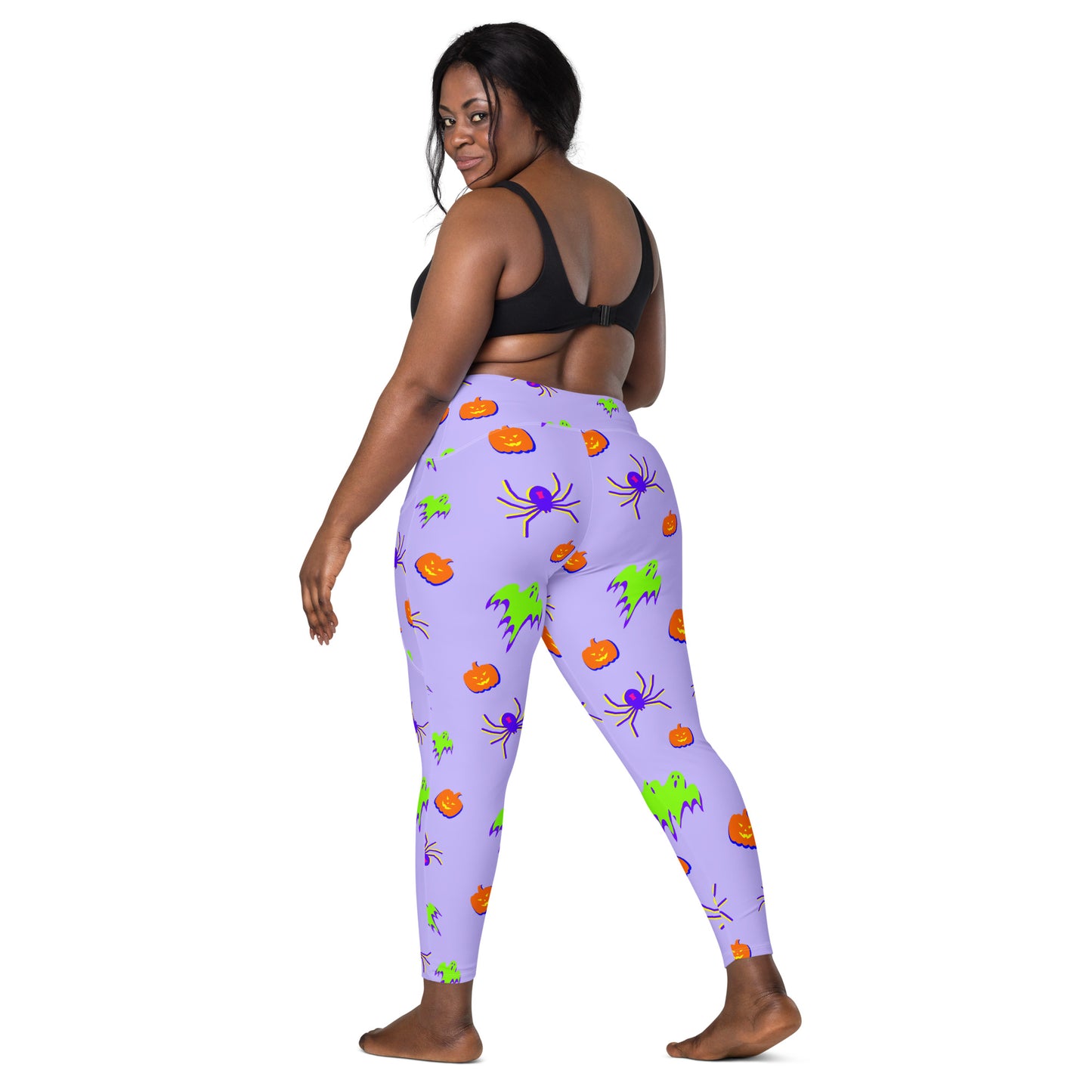 "All Tricks No Treats" Leggings with pockets