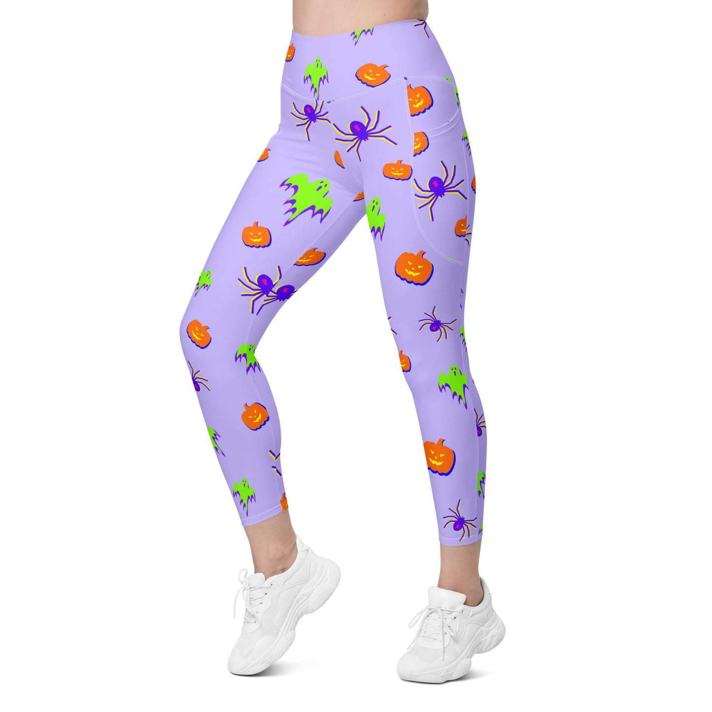 "All Tricks No Treats" Leggings with pockets