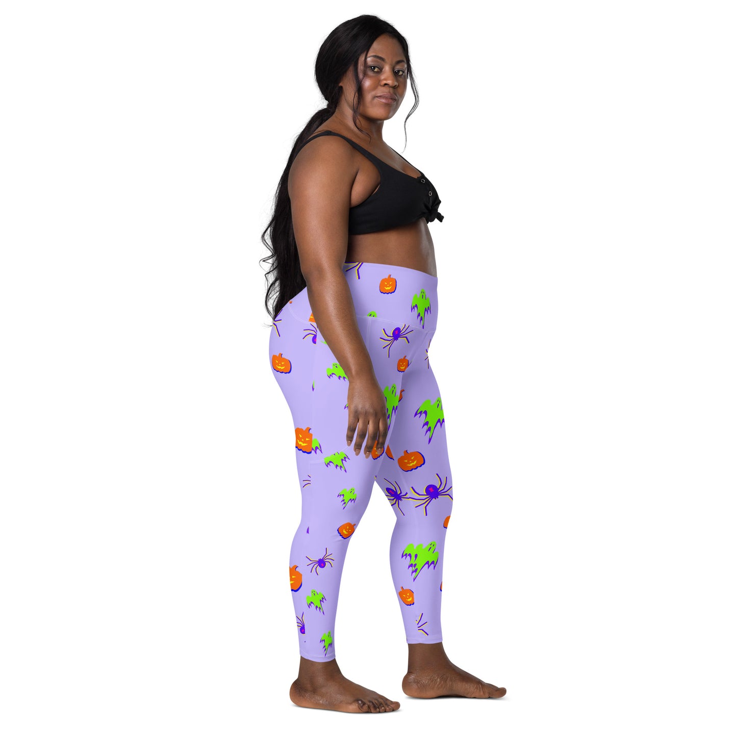 "All Tricks No Treats" Leggings with pockets