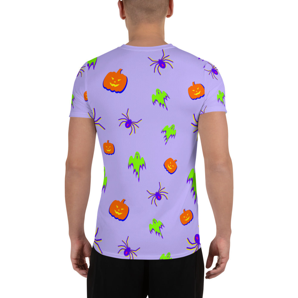 "All Tricks No Treats All-Over Print Men's Athletic T-shirt
