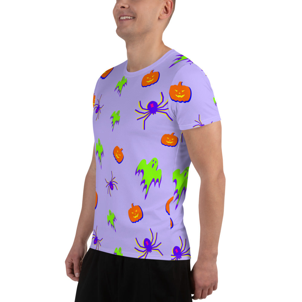 "All Tricks No Treats All-Over Print Men's Athletic T-shirt