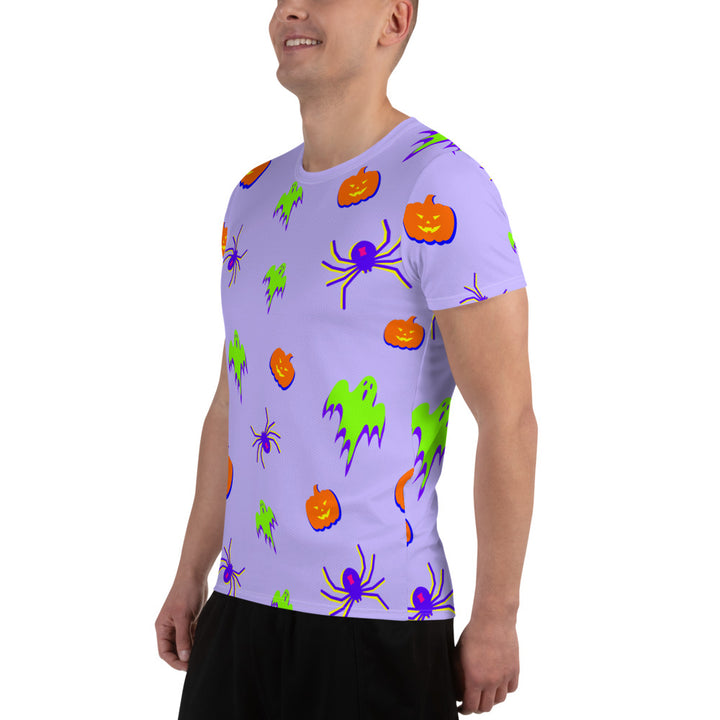 "All Tricks No Treats All-Over Print Men's Athletic T-shirt