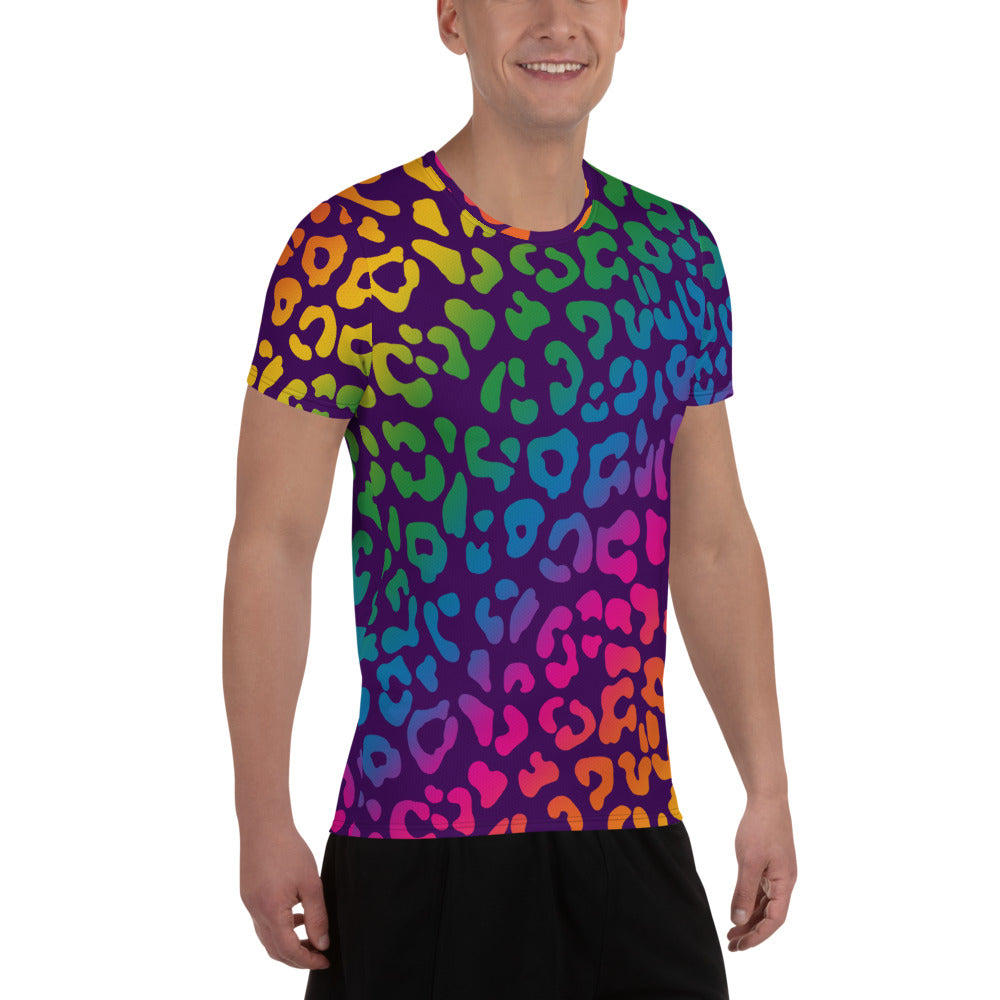 '2Cute 2Be 4Gotten' All-Over Print Men's Athletic T-shirt