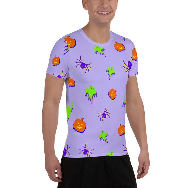 "All Tricks No Treats All-Over Print Men's Athletic T-shirt
