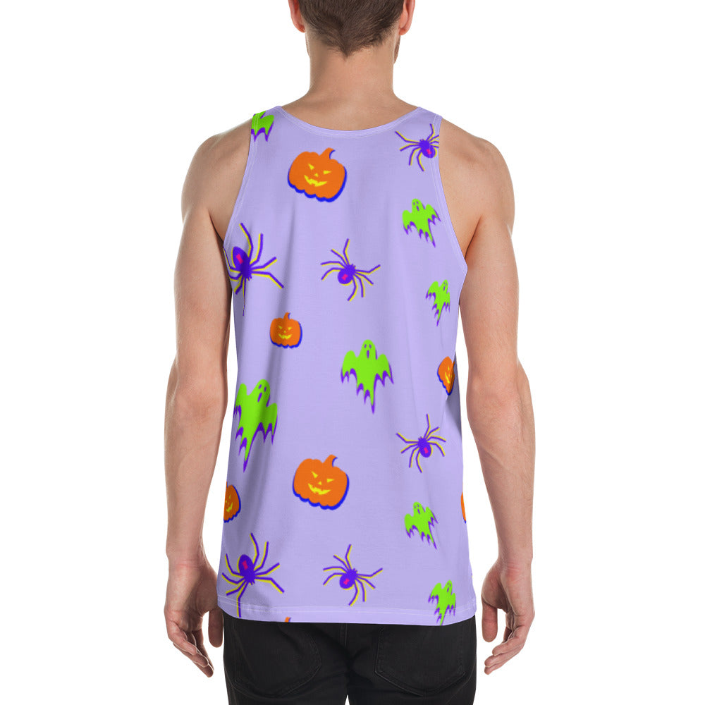 "All Tricks No Treats" Unisex Tank Top