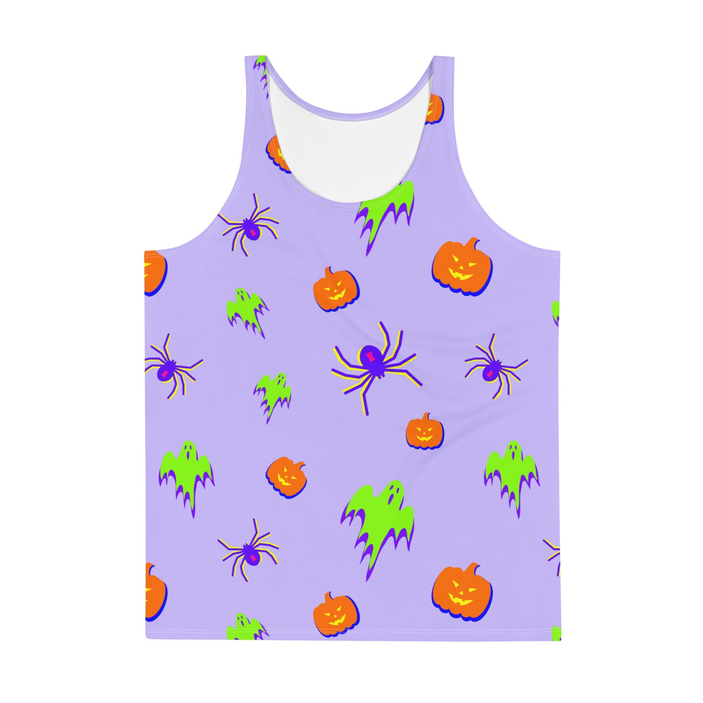 "All Tricks No Treats" Unisex Tank Top