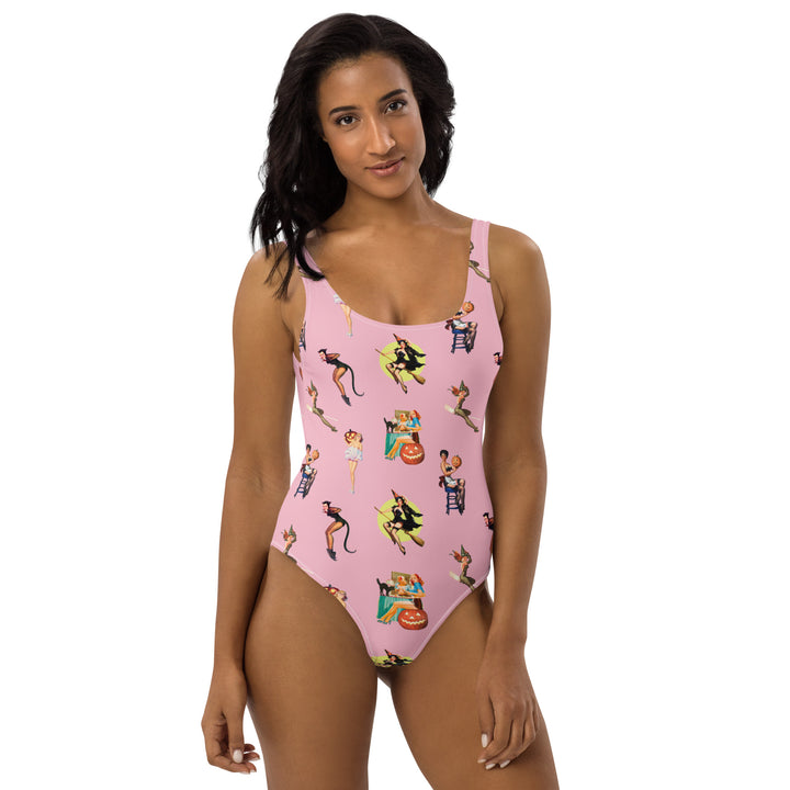 "Spooky Betties" One-Piece Swimsuit