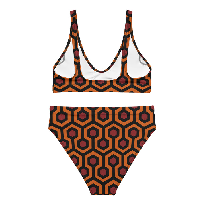 "The Red Rum" Recycled high-waisted bikini