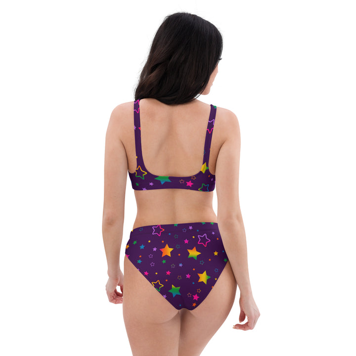 "The Superstar" Recycled high-waisted bikini