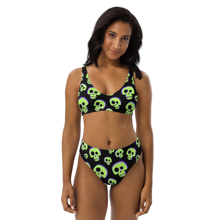 "The Zombie" Recycled high-waisted bikini