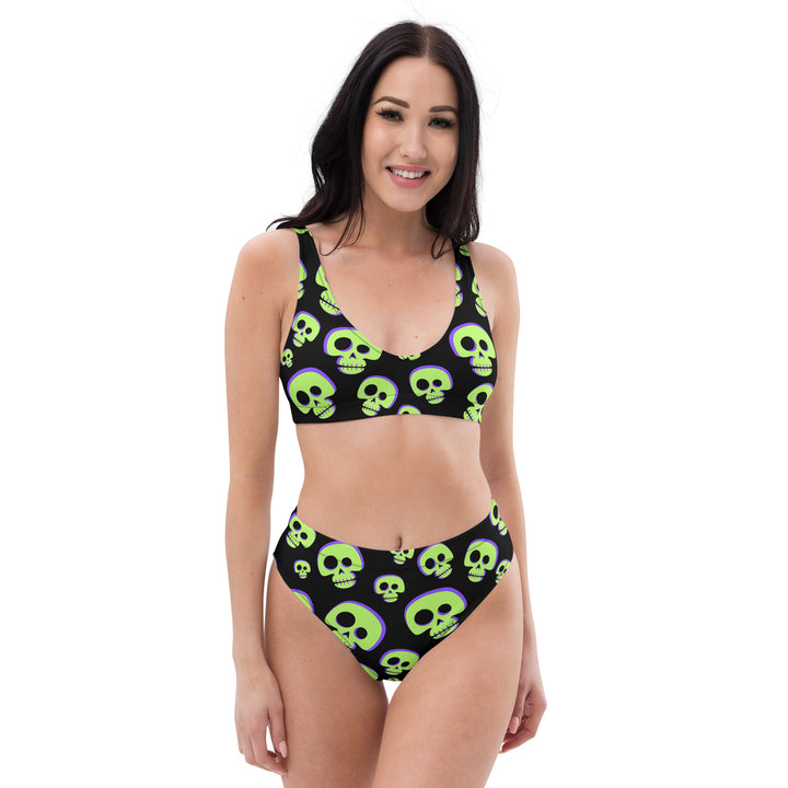 "The Zombie" Recycled high-waisted bikini