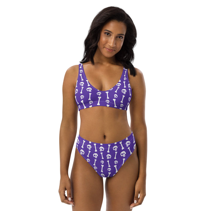 "No Bones About It" Recycled high-waisted bikini