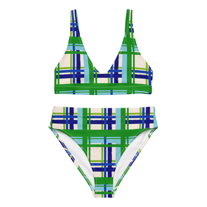 "On the Green" Recycled high-waisted bikini