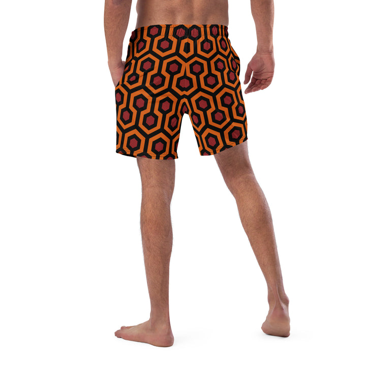 "The Red Rum" Men's swim trunks
