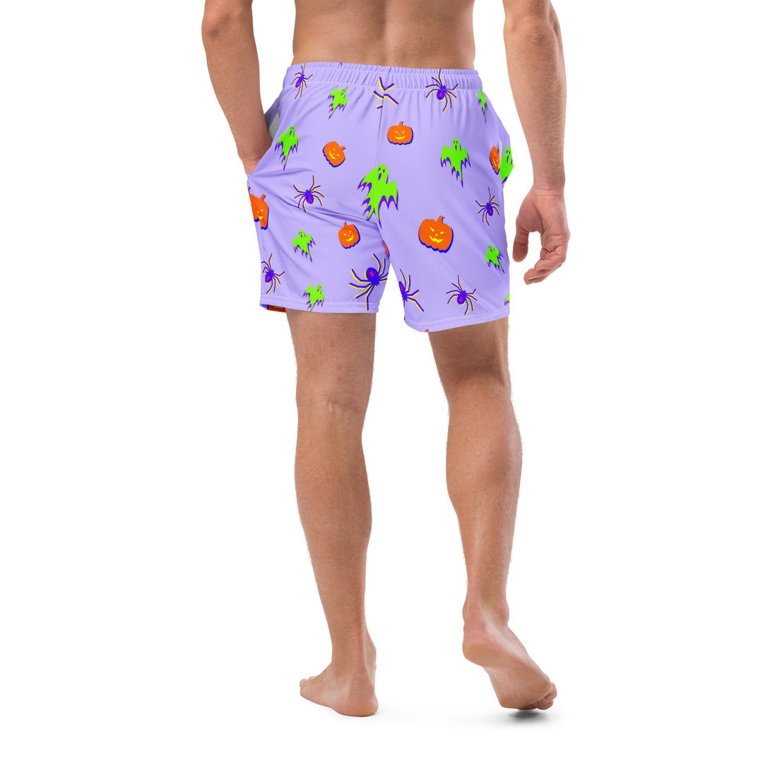 "All Tricks No Treats" Men's swim trunks
