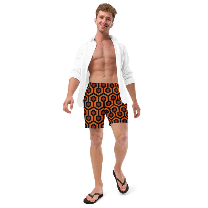 "The Red Rum" Men's swim trunks