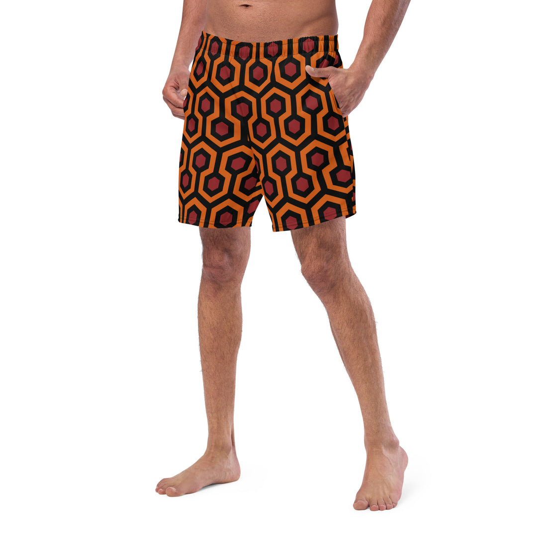 "The Red Rum" Men's swim trunks