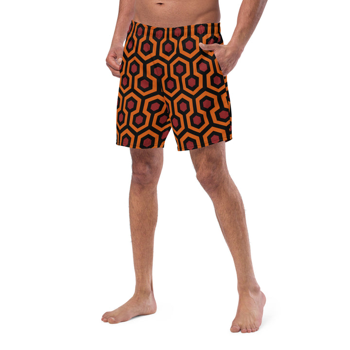 "The Red Rum" Men's swim trunks
