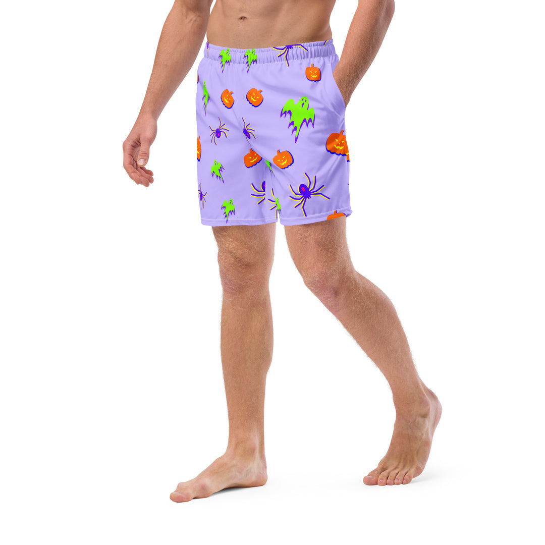 "All Tricks No Treats" Men's swim trunks