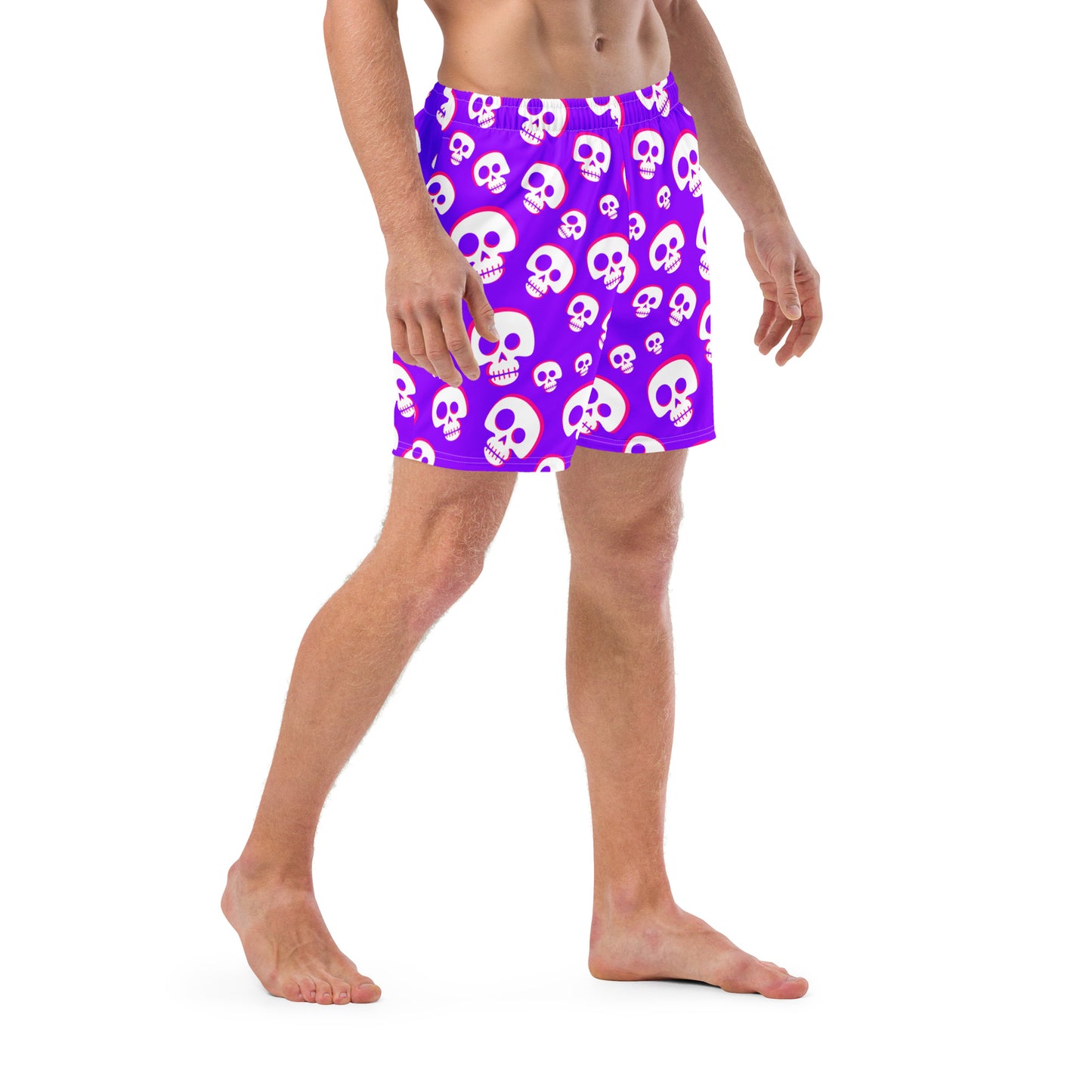 "Creepy Cute Zombie" Men's swim trunks