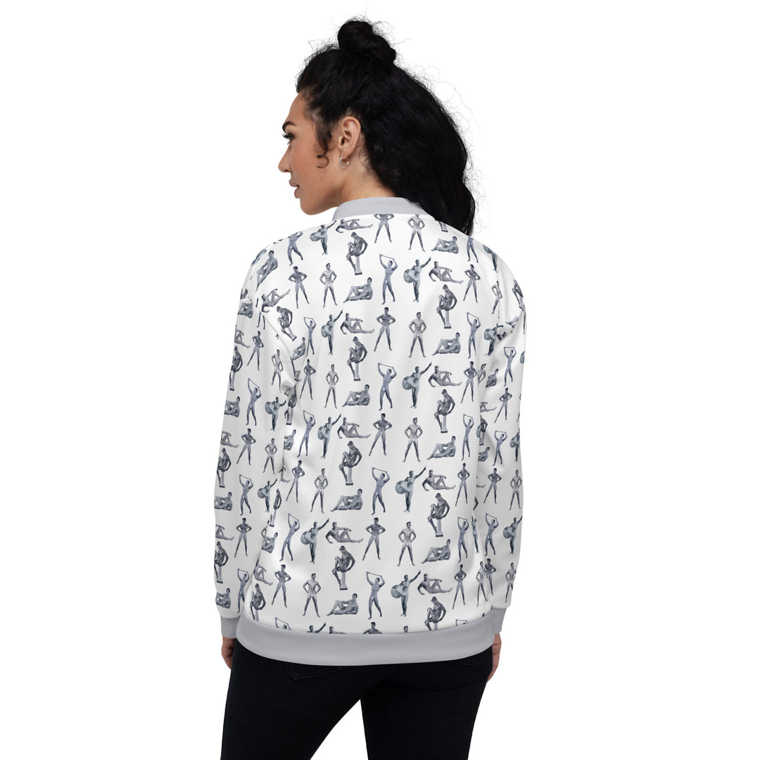 Beefcake Beach Bikini Bingo Unisex Bomber Jacket