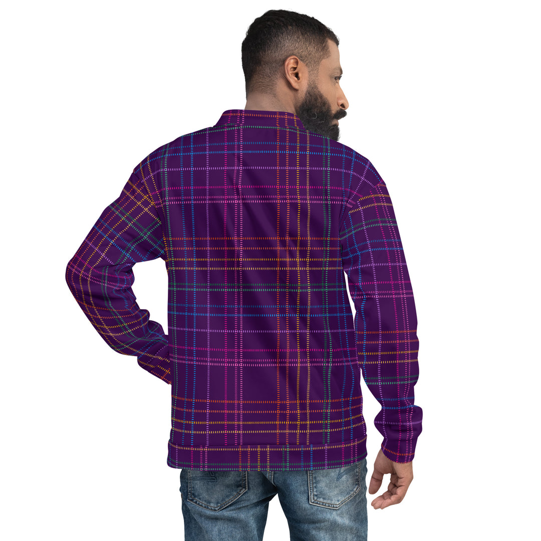 "Mad for Plaid" Unisex Bomber Jacket