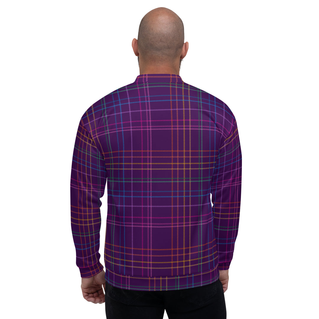 "Mad for Plaid" Unisex Bomber Jacket