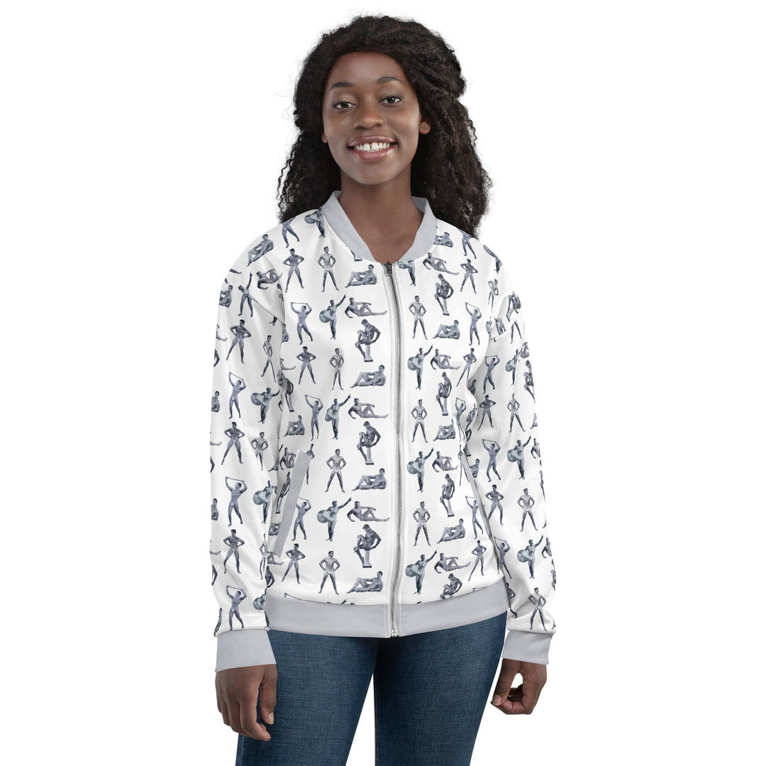 Beefcake Beach Bikini Bingo Unisex Bomber Jacket