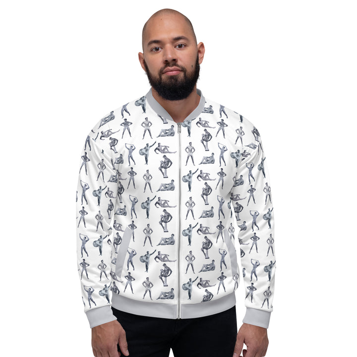 Beefcake Beach Bikini Bingo Unisex Bomber Jacket