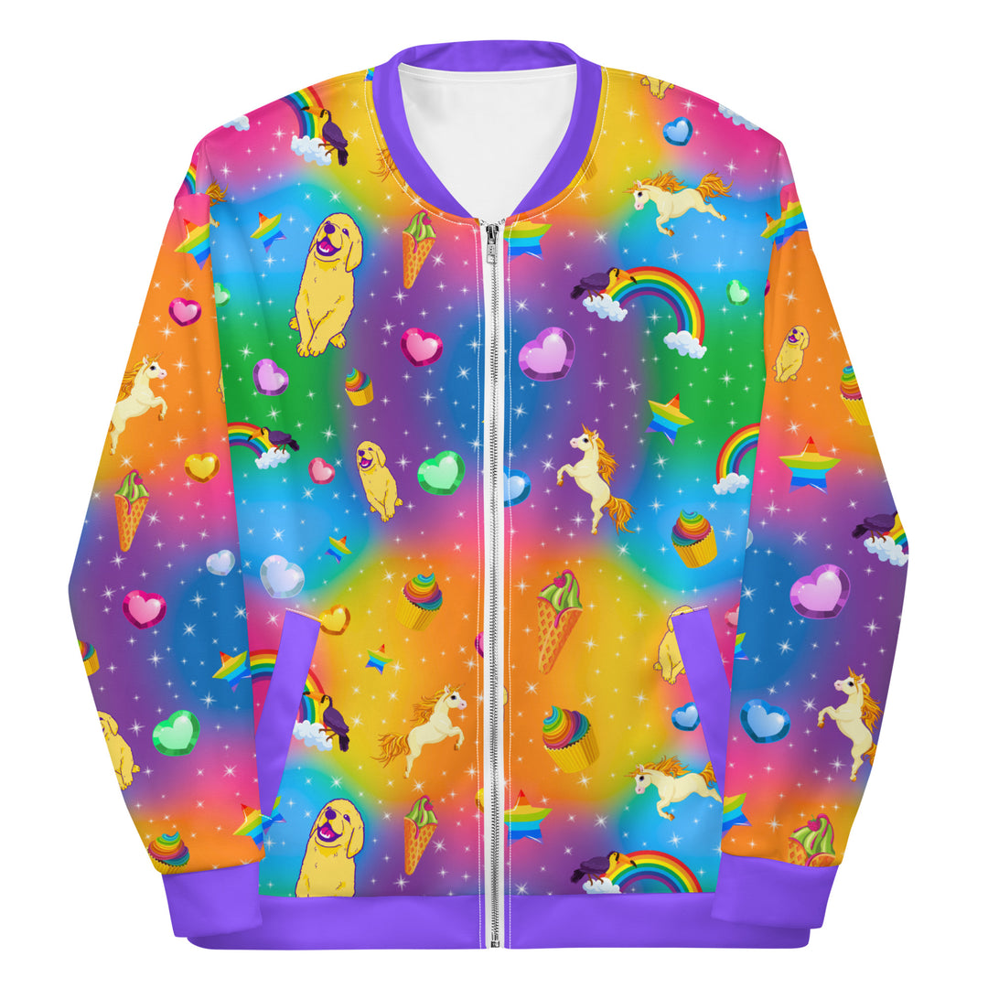 "The Y2K Vibez" Unisex Bomber Jacket