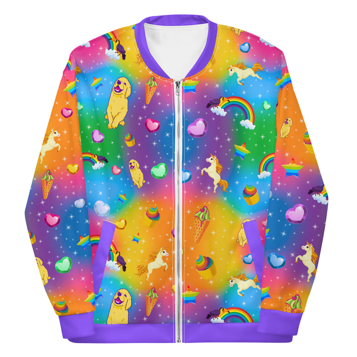 "The Y2K Vibez" Unisex Bomber Jacket