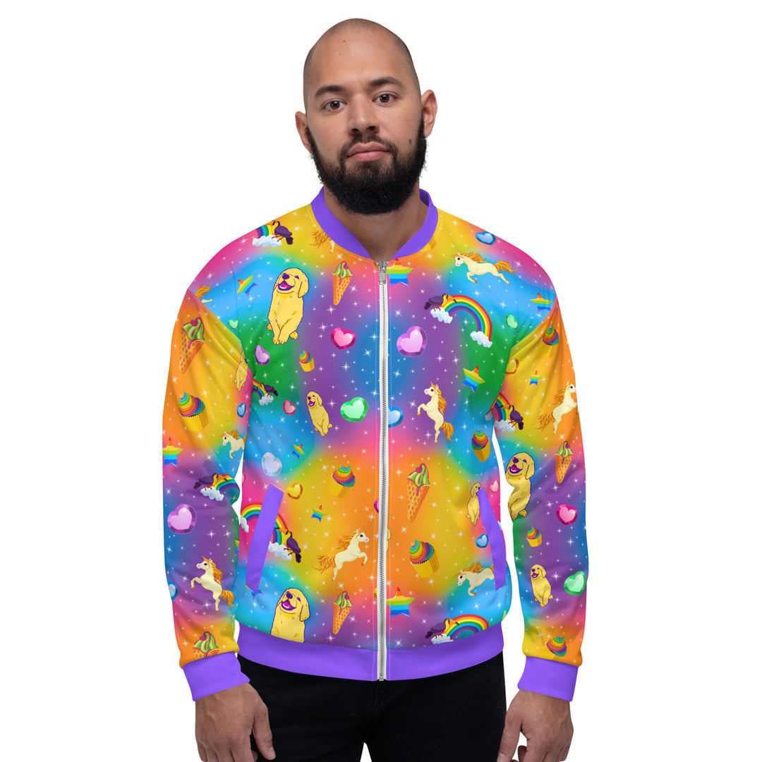 "The Y2K Vibez" Unisex Bomber Jacket