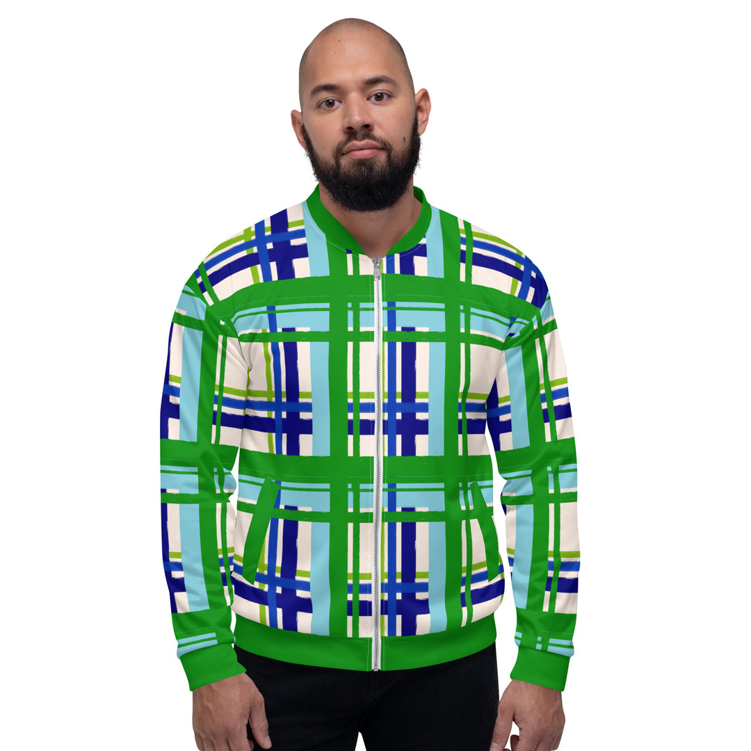 "On the Green" Unisex Bomber Jacket