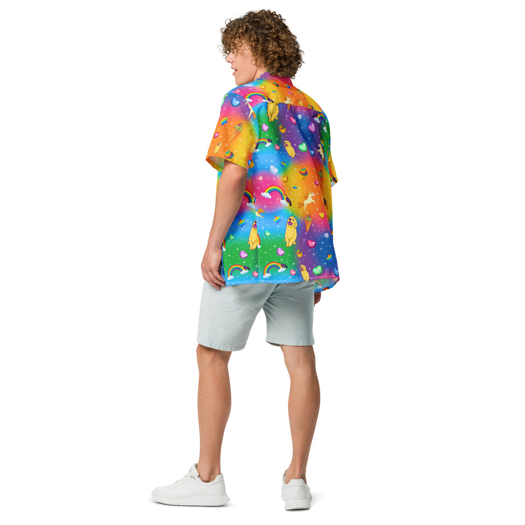 "Y2K Vibez" button shirt