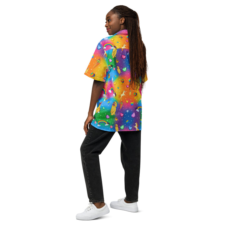 "Y2K Vibez" button shirt