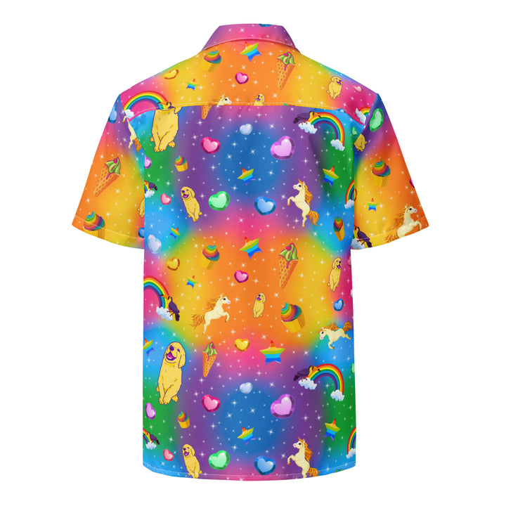 "Y2K Vibez" button shirt