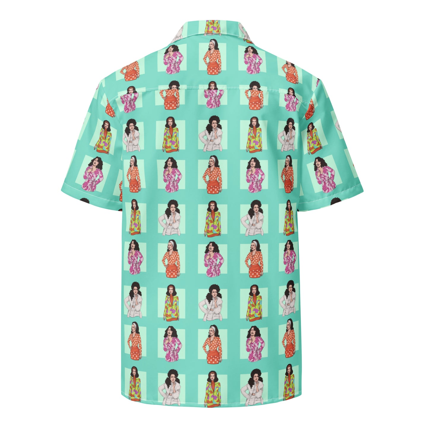 "The Flashing Girl" Unisex button shirt
