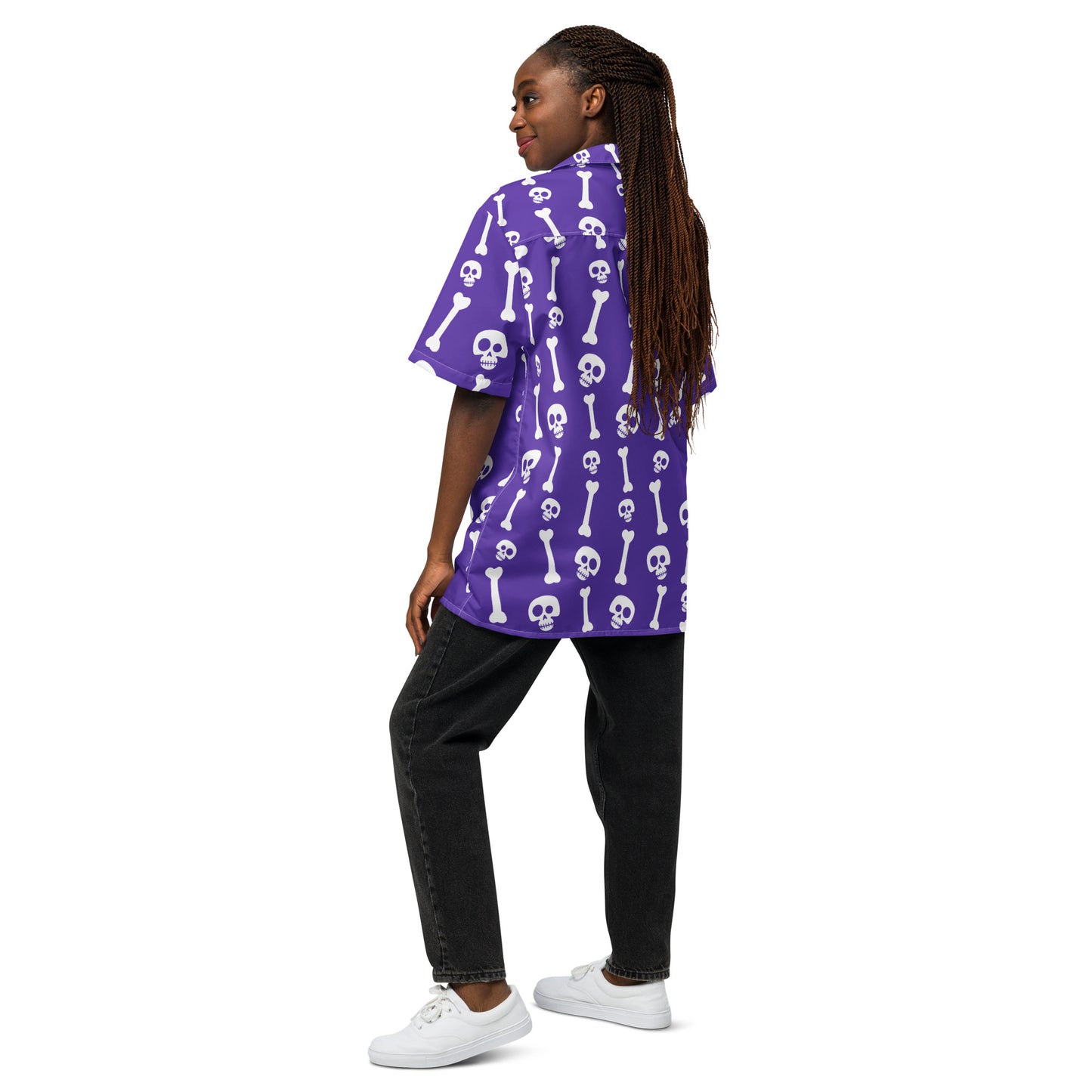 "No Bones About It" Unisex button shirt