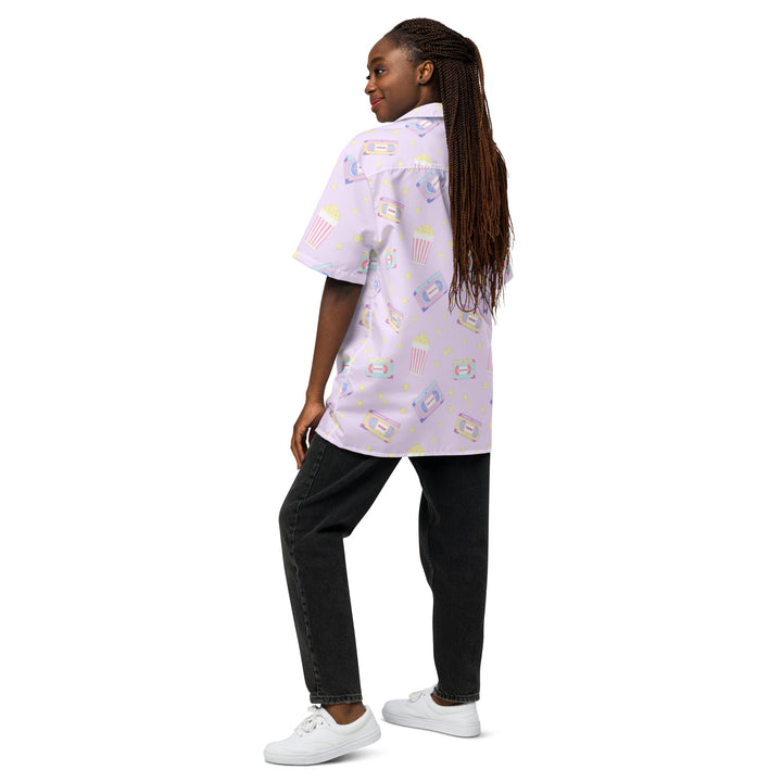 "The Scream Queen" Unisex button shirt