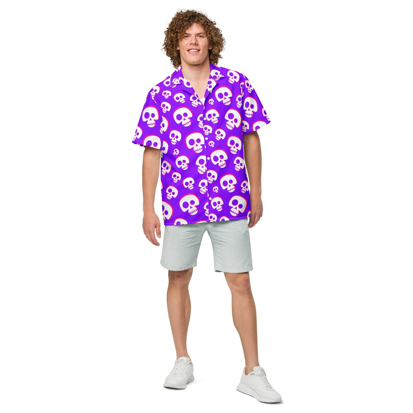 "Creepy Cute Zombie" Unisex button shirt