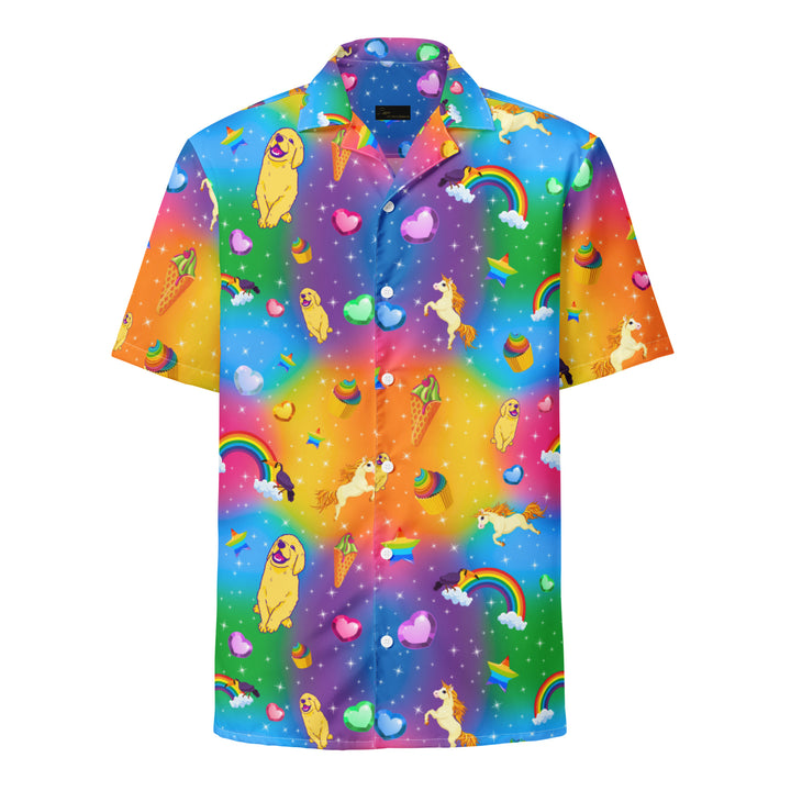 "Y2K Vibez" button shirt